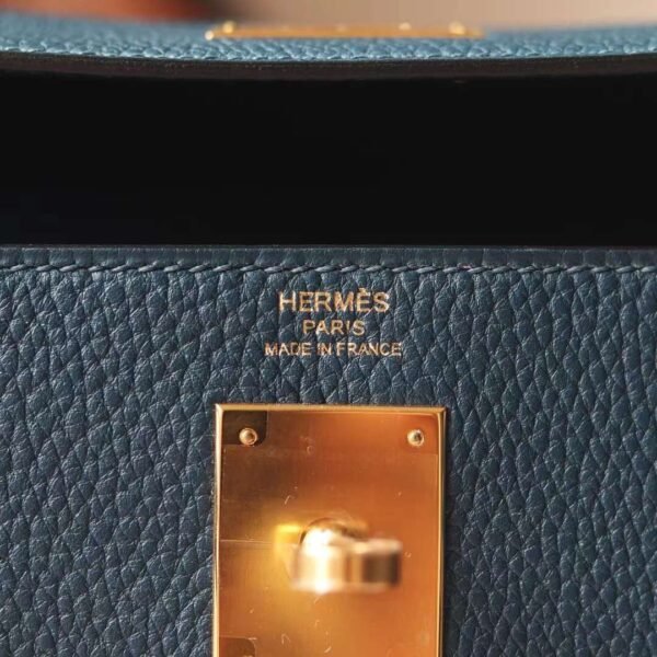 HERMES Kelly 28CM Togo Leather 1P Colvert Gold Hardware