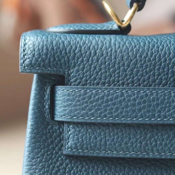 HERMES Kelly 28CM Togo Leather 1P Colvert Gold Hardware