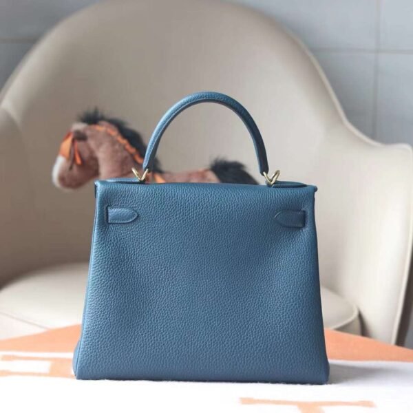 HERMES Kelly 28CM Togo Leather 1P Colvert Gold Hardware