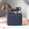HERMES Constance 19CM Epsom Leather CK89 Noir Silver Hardware 1-18