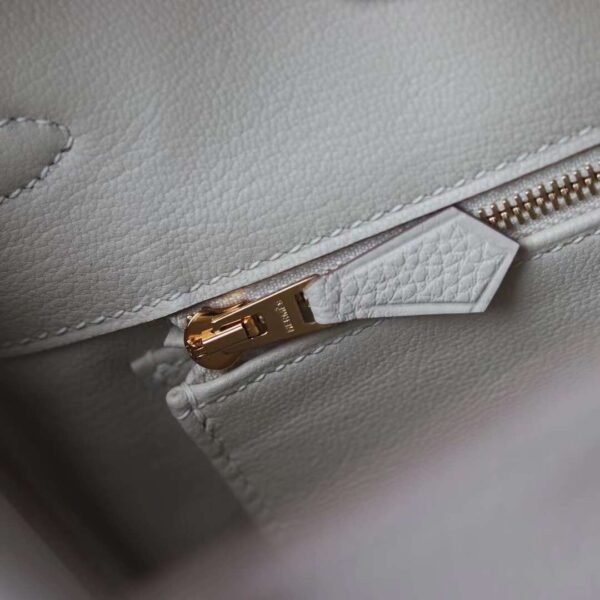 HERMES Birkin 25CM Togo Craie Rose Gold Hardware brand new