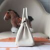 HERMES Birkin 25CM Togo Craie Rose Gold Hardware brand new