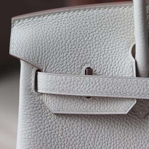 HERMES Birkin 25CM Togo Craie Rose Gold Hardware brand new