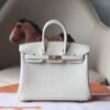 HERMES Birkin 25CM Togo Craie Rose Gold Hardware brand new