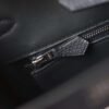HERMES Birkin 25CM Togo Leather 2Z Blue Nuit Stamp B Silver Hardware