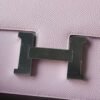 HERMES Constance 19CM Epsom Leather X9 Mauve Sylvestre Silver Hardware
