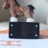 HERMES Birkin 20CM CK89 Noir Lizard Leather Silver Hardware