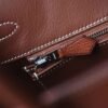 HERMES Faubourg Birkin 25CM Bag Gold Silver Hardware