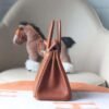 HERMES Birkin 25CM Barenia Faubourg Leather CK37 Gold GHW Hardware