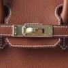HERMES Birkin 25CM Barenia Faubourg Leather CK37 Gold GHW Hardware
