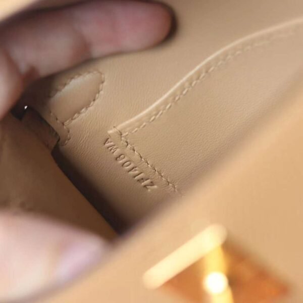 Hermes Kelly Mini ll Epsom Leather 0M Chai Gold Hardware