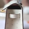 Hermes Kelly Pochette 22CM Ostrich Leather 3C Parchemin Gold Hardware