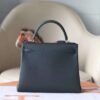 Hermes Kelly 28CM Togo Leather CK89 Noir Original Gold Hardware