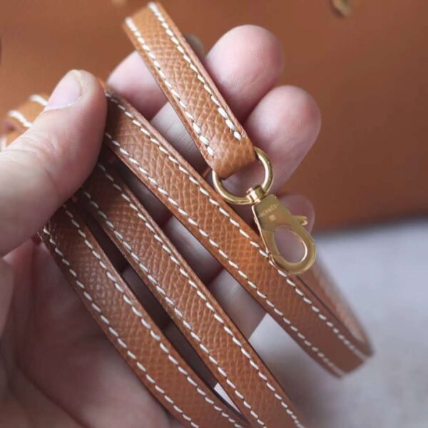 Hermes Mini Kelly ll CK37 Gold Epsom Leather Gold Hardware