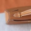 Hermes Mini Kelly ll CK37 Gold Epsom Leather Gold Hardware