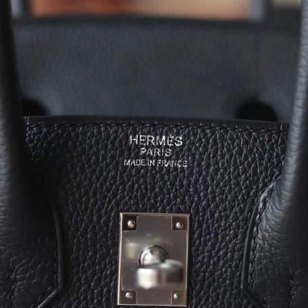 Hermes Birkin 25CM Togo Leather CK89 Noir Silver Hardware Brand new
