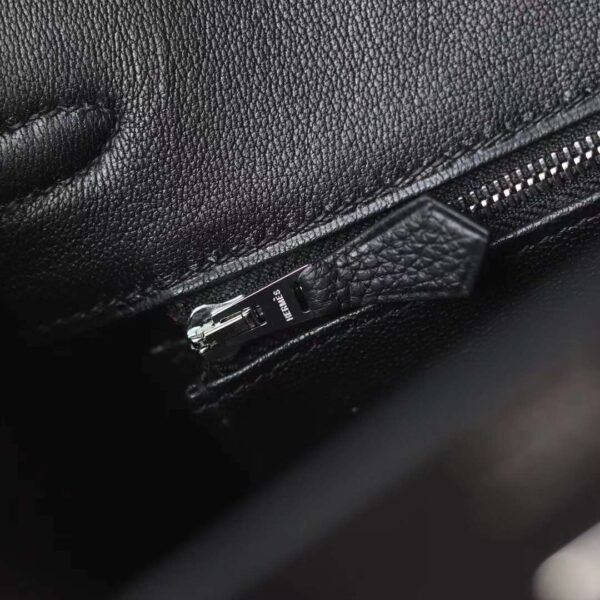 Hermes Birkin 25CM Togo Leather CK89 Noir Silver Hardware Brand new