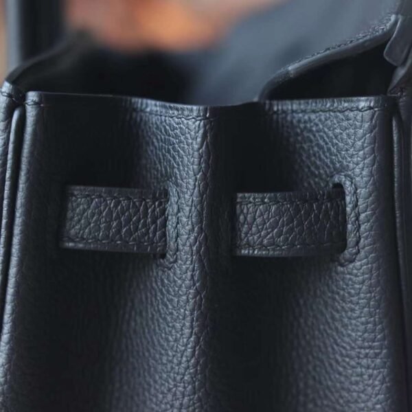 Hermes Birkin 25CM Togo Leather CK89 Noir Silver Hardware Brand new
