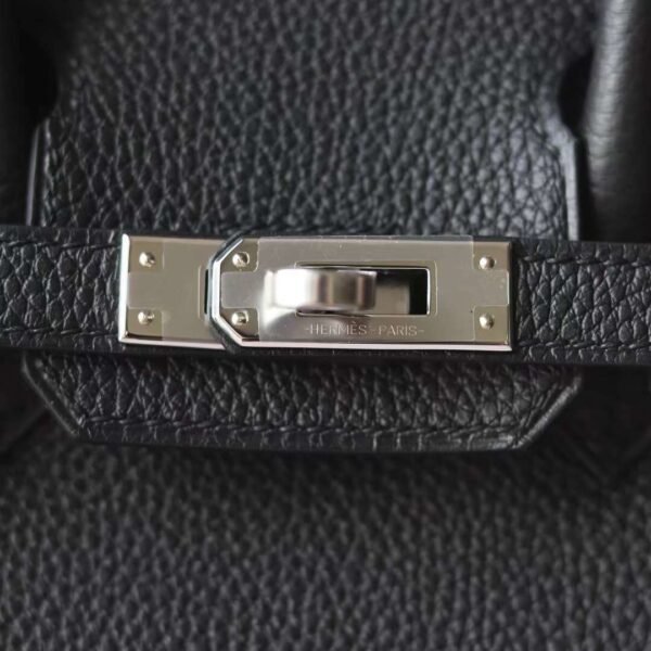Hermes Birkin 25CM Togo Leather CK89 Noir Silver Hardware Brand new