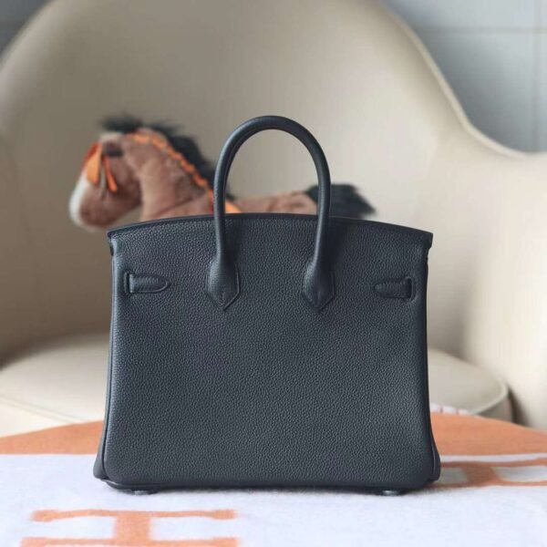 Hermes Birkin 25CM Togo Leather CK89 Noir Silver Hardware Brand new