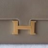 Hermes Kelly Wallet To Go CK18 Etoupe Epsom Leather Gold Hardware