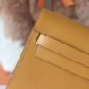 Hermes Kelly To Go Wallet Epsom Leather 2S Sesame Silver Hardware