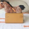 Hermes Kelly To Go Wallet Epsom Leather 2S Sesame Silver Hardware