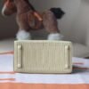Hermes Birkin 20CM Y1 Vanille Matter Crocodile Leather Gold Hardware