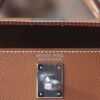 CK37 Gold Mini Kelly Bag Epsom Leather Silver Hardware