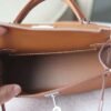 CK37 Gold Mini Kelly Bag Epsom Leather Silver Hardware