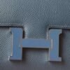 Hermes Constance 19CM Epsom S4 Deep Blue Enamel Buckle Blue Hardware