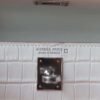 New Mini Kelly I2 Nata Matter Crocodile Leather Silver Hardware