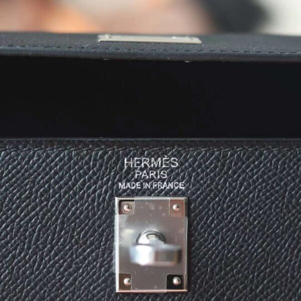 Hermes Kelly 25CM CK89 Black