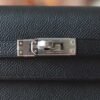 Hermes Kelly 25CM CK89 Black