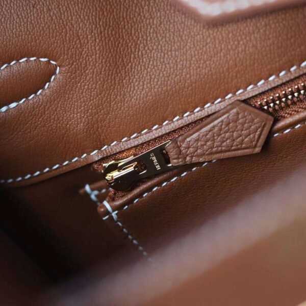 HERMES Brand new Birkin 25CM 37 Gold Togo Leather GHW Hardware