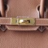 HERMES Brand new Birkin 25CM 37 Gold Togo Leather GHW Hardware