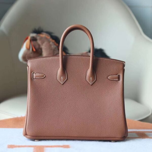 HERMES Brand new Birkin 25CM 37 Gold Togo Leather GHW Hardware