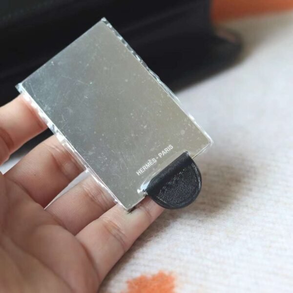 HERMES Constance 1-18 19CM Box Leatr CK89 Noir Silver Hardware