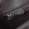 HERMES Birkin 25CM Togo Rouge Sellier Stamp W Silver Hardware