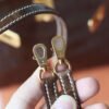 HERMES Mini Kelly ll Ficelli Stamp W Shiny Crocodile GHW