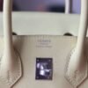 HERMES Birkin 25CM Swift Jaine Poessin Stamp W PHW