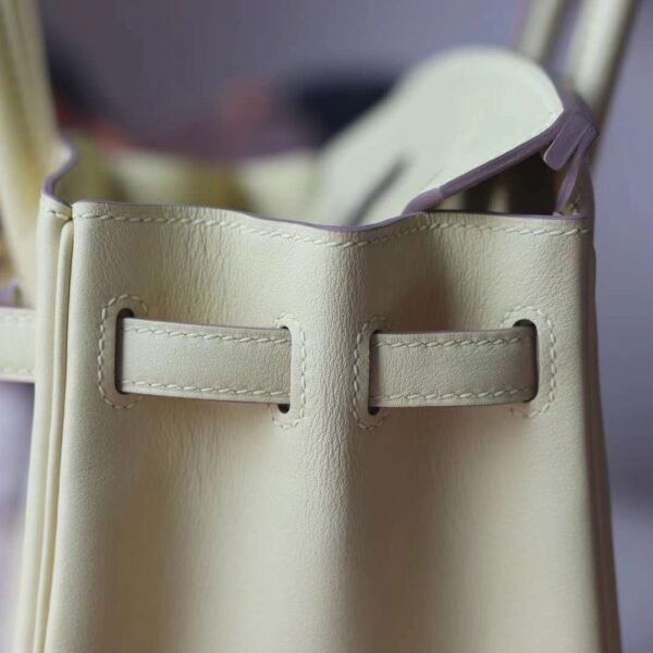 HERMES Birkin 25CM Swift Jaine Poessin Stamp W PHW