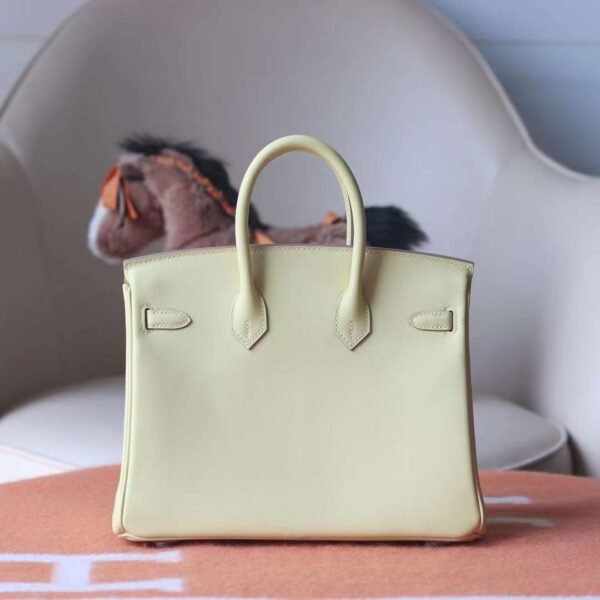 HERMES Birkin 25CM Swift Jaine Poessin Stamp W PHW