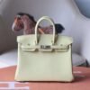 HERMES Birkin 25CM Swift Jaine Poessin Stamp W PHW