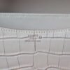 HERMES Constance 19CM Vanille Matter Crocodile Stamp W GHW