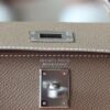 HERMES Mini Kelly ll Epsom Brand new 18 Etoupe Silver Hardware