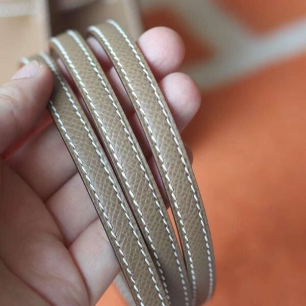 HERMES Mini Kelly ll Epsom Brand new 18 Etoupe Silver Hardware