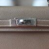 HERMES Mini Kelly ll Epsom Brand new 18 Etoupe Silver Hardware