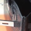 HERMES Birkin 30CM CK89 Noir Matter Crocodile Stamp U Silver Hardware