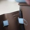HERMES Birkin 25CM Togo Blue Lin/Berge de weimer Stamp W PHW
